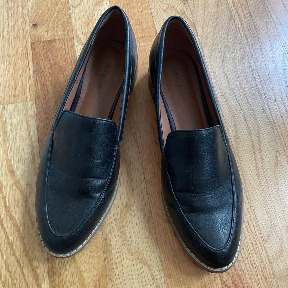 Black Indigo Road Loafers - Barely Worn